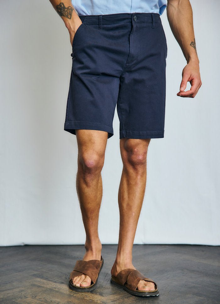 Bruun & Stengade Shorts / Badeshorts 2501-06007-navy_29 - Bygholm Menswear